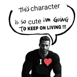 This character is so cute i'm going to keep on living!!! Meme Template
