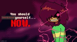 You should delete your account (Deltarune) Meme Template