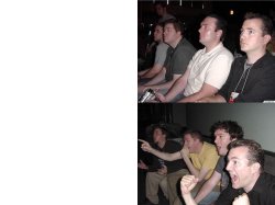 Bros cheering Meme Template