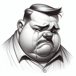 FAT man crying Meme Template