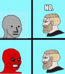 NPC madder Meme Template