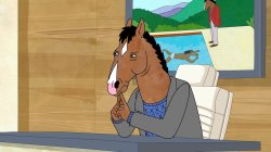 Bojack Horseman thinking Meme Template