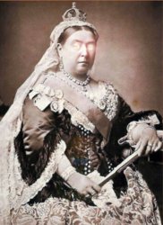 Laser Eyes Queen Victoria Meme Template