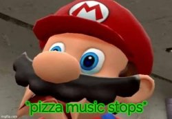 Pizza music stops Meme Template