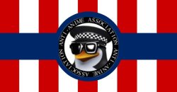 Anti anime association flag Meme Template