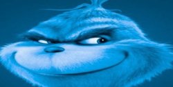 Blue Grinch Meme Template