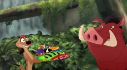 Timon Pumbaa Bugs Meme Template