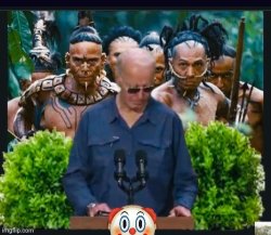 Joe Biden in the Jungle Meme Template