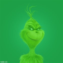 slightly more green grinch Meme Template