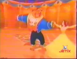 Beauty and the Beast (1991) on Jetix Latin America Meme Template