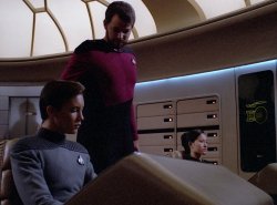 Riker, Wesley, Enterprise-D Bridge Meme Template