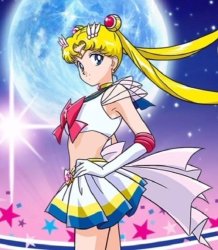 Super Sailor Moon Belly Meme Template