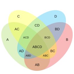 4 way Venn diagram Meme Template