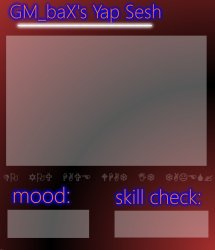 GM_baX Yap Template Meme Template