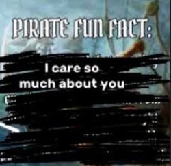 Pirate Fun Fact Meme Template