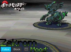 Shiny Zekrom temp V1 Meme Template