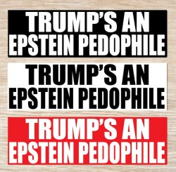 trump's an epstein pedophile Meme Template