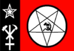 Flag of satan Meme Template