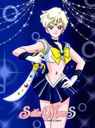 Sailor Uranus Belly Meme Template