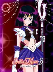 Sailor Saturn Belly Meme Template