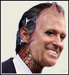 Reptillion in Gavin Newsom mask Meme Template