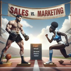 sales vs marketing fight Meme Template