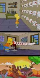 bart simpson megaphone Meme Template