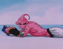 Chill Majin Buu Meme Template