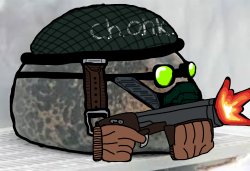 TACTICAL CHONK DEPLOYED THE SECOND Meme Template