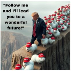 Trump sheeple lemmings MAGA idiots Meme Template