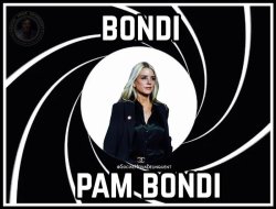 Bindi Pam Bondi 007 Meme Template