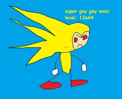 SONIC LEVEL 12e64 Meme Template