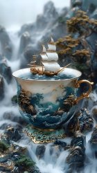 Boat in a tea cup Meme Template