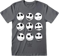 Jack Skellington Expressions (1995) T-Shirt Meme Template