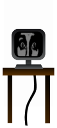 Mr. Fun Computer but Horror Meme Template