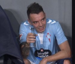 Iago Aspas (RC Celta - Barcelona 2:2) Meme Template