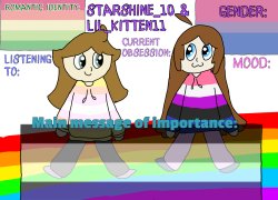 Star & Ashley separate shared announcement temp Meme Template