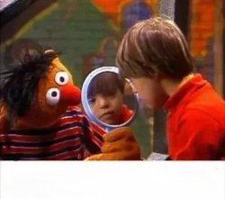 Ernie mirror Meme Template