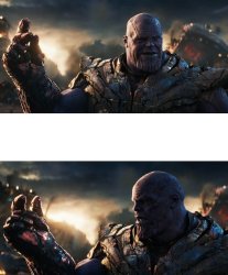 thanos Meme Template