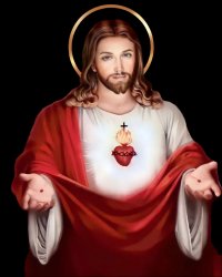 Sacred heart Jesus Meme Template