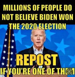 Biden did not win the 2020 election Meme Template