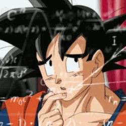 Thinking goku Meme Template