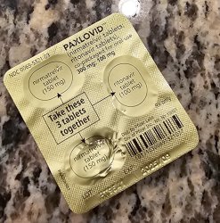 Paxlovid blister pack Meme Template