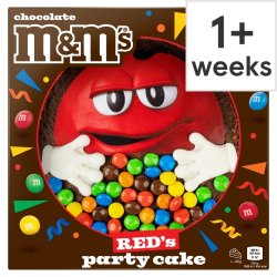 M&M's Red's Party Asda Cake Meme Template