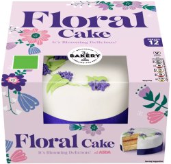 Floral Asda Cake Meme Template