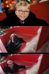 Christmas Story Ralphie Santa Rejection Meme Template Meme Template