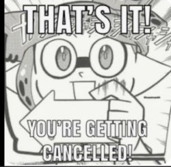 you're getting cancelled Meme Template
