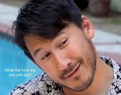 Markiplier What Did You Just Say To Me? Meme Template