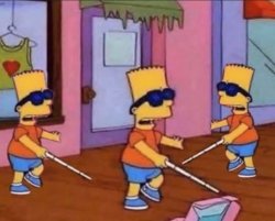 bart ciego Meme Template