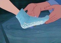 Cinderella grippy socks Meme Template